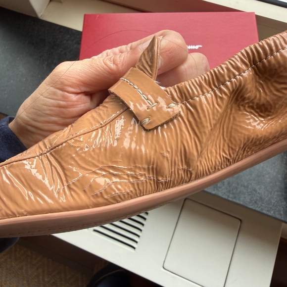 Ferragamo Beige Loaffers - Picture 5 of 6